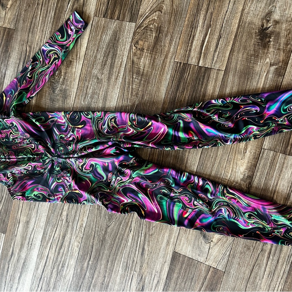Candy Catz Hallucinogenic Liquid Asymmetrical Costume - Picture 3 of 4